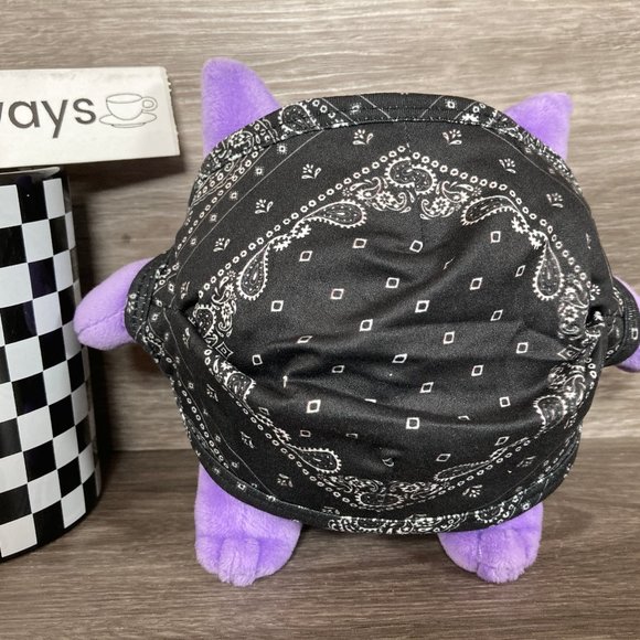 Pacsun Black Paisley One Size Face Mask - Picture 5 of 9